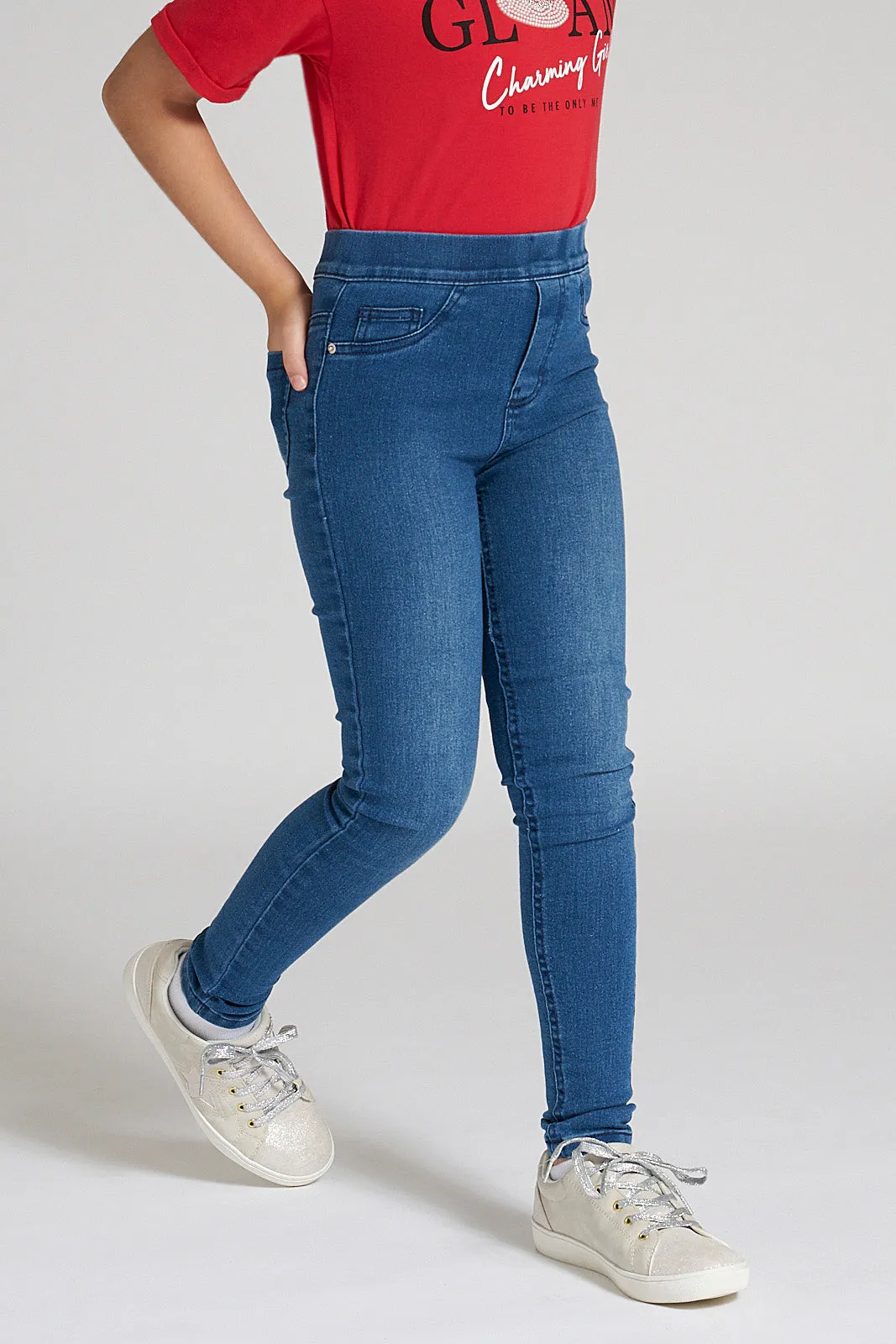 Blue Basic Jegging