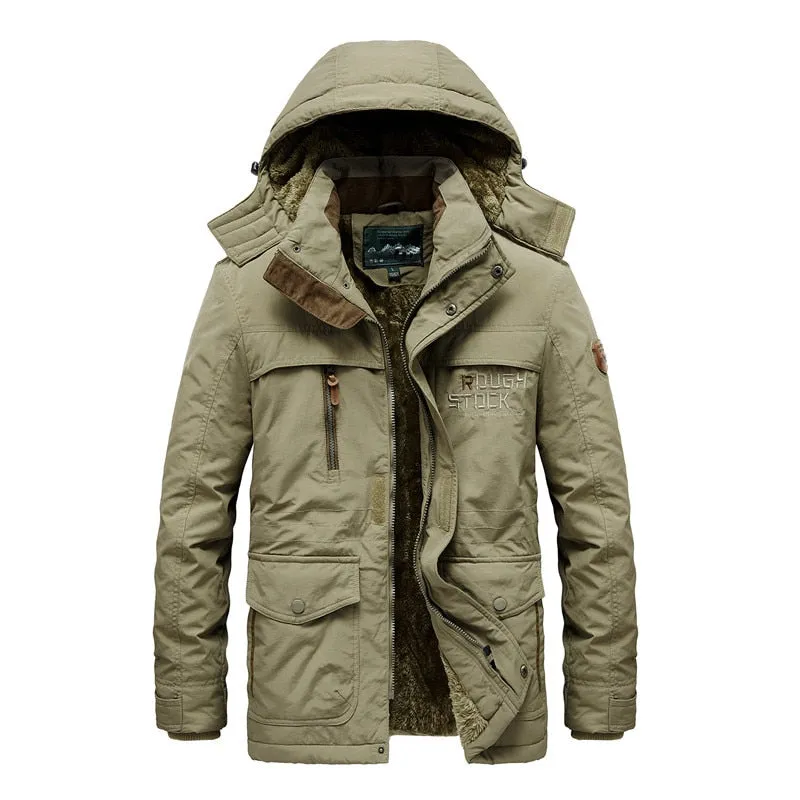 BROWN | Multifunctional Warm Waterproof Jacket