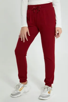 Burgundy Basic Jogger