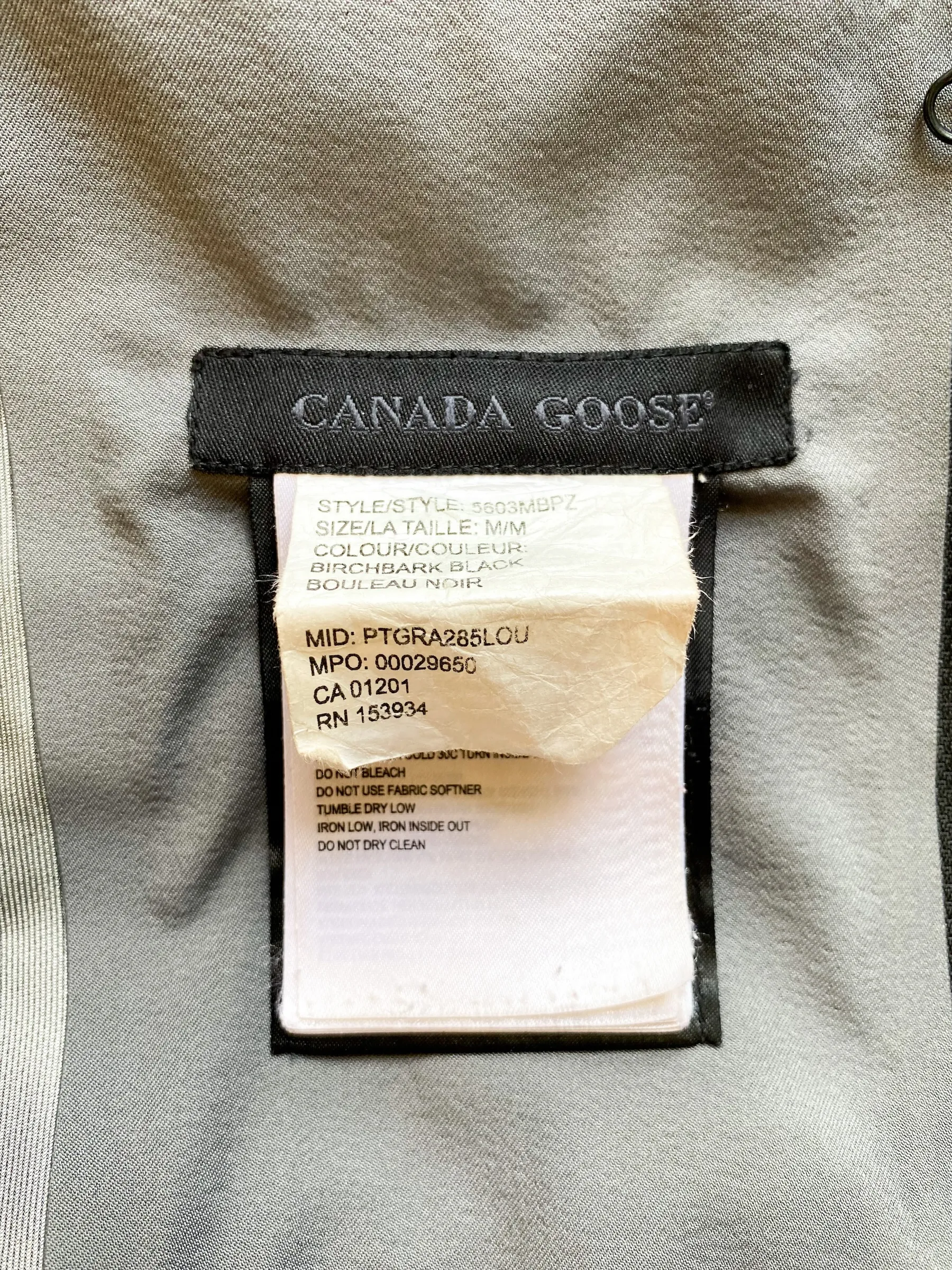 Canada Goose Birchbark Black Harbour Black Label Men's Jacket