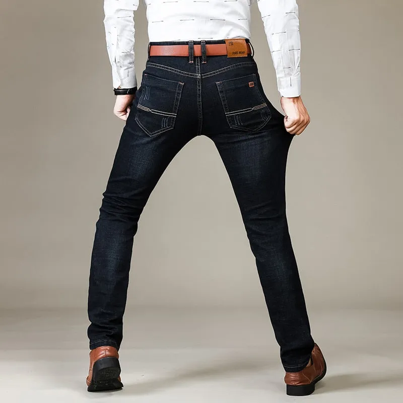 Casual Straight Stretch Jeans