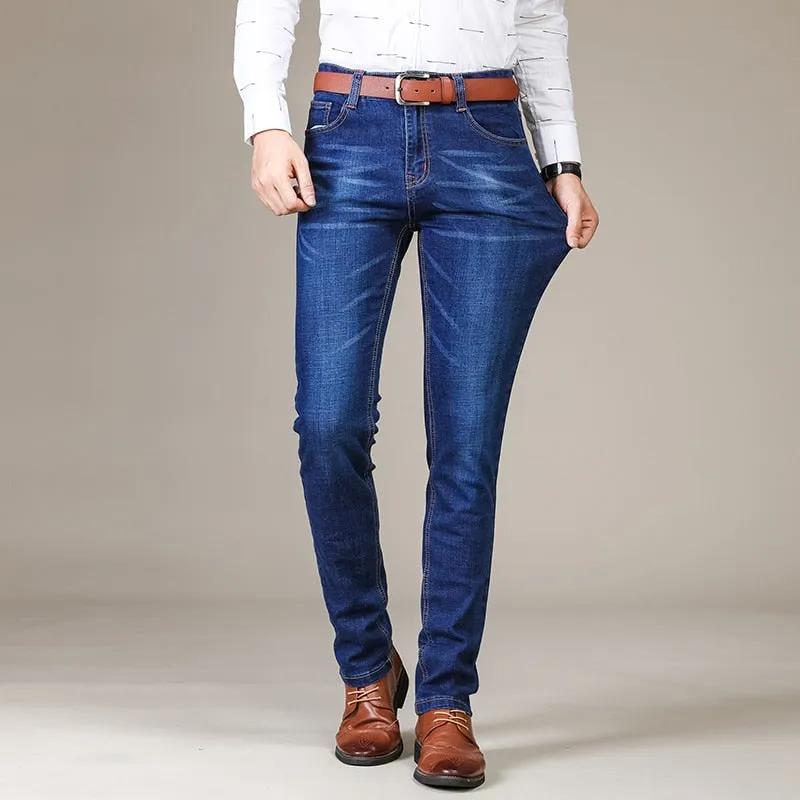 Casual Straight Stretch Jeans