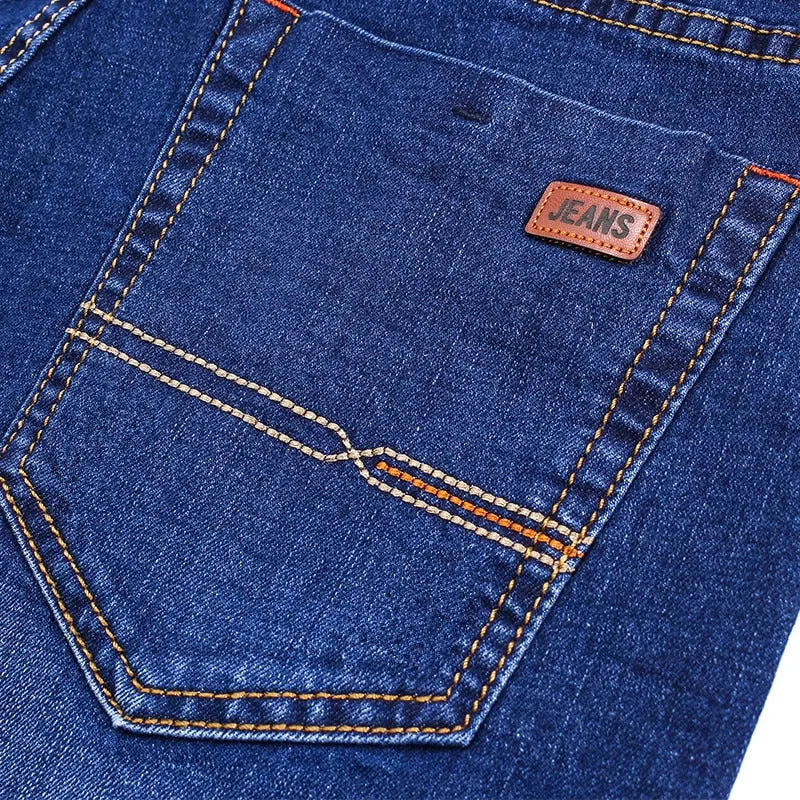 Casual Straight Stretch Jeans