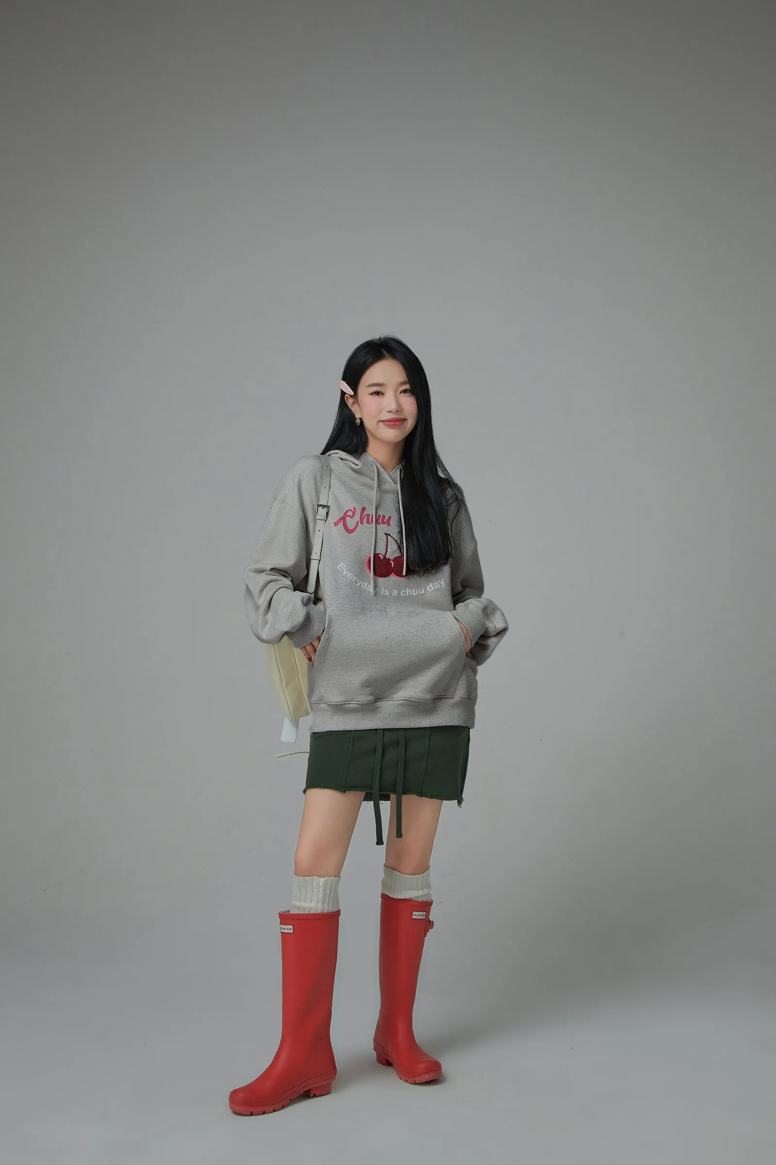 Cherry Loose Fit Hoodie