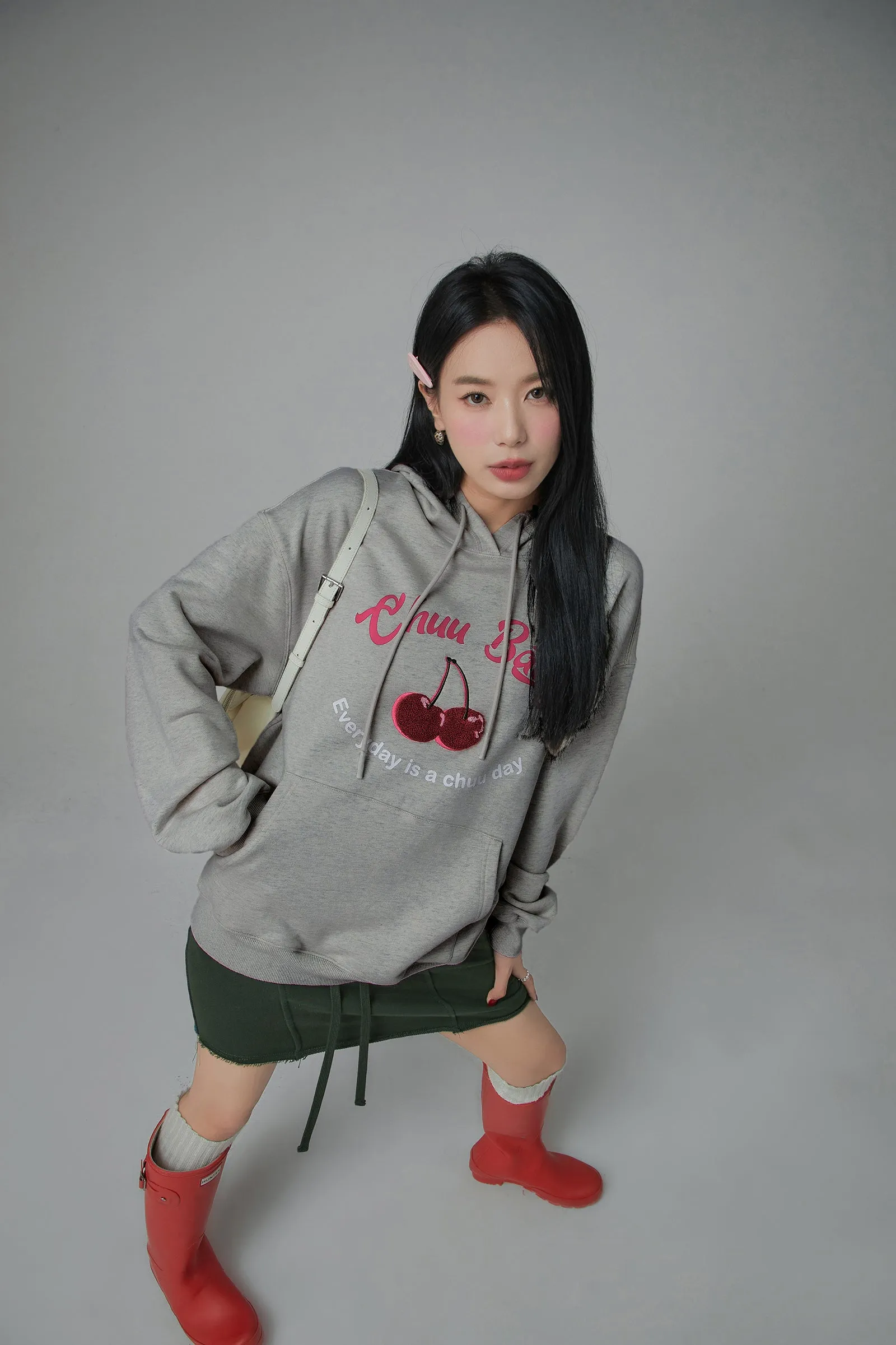 Cherry Loose Fit Hoodie