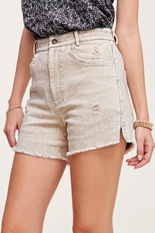 Dottie Washed Denim Shorts