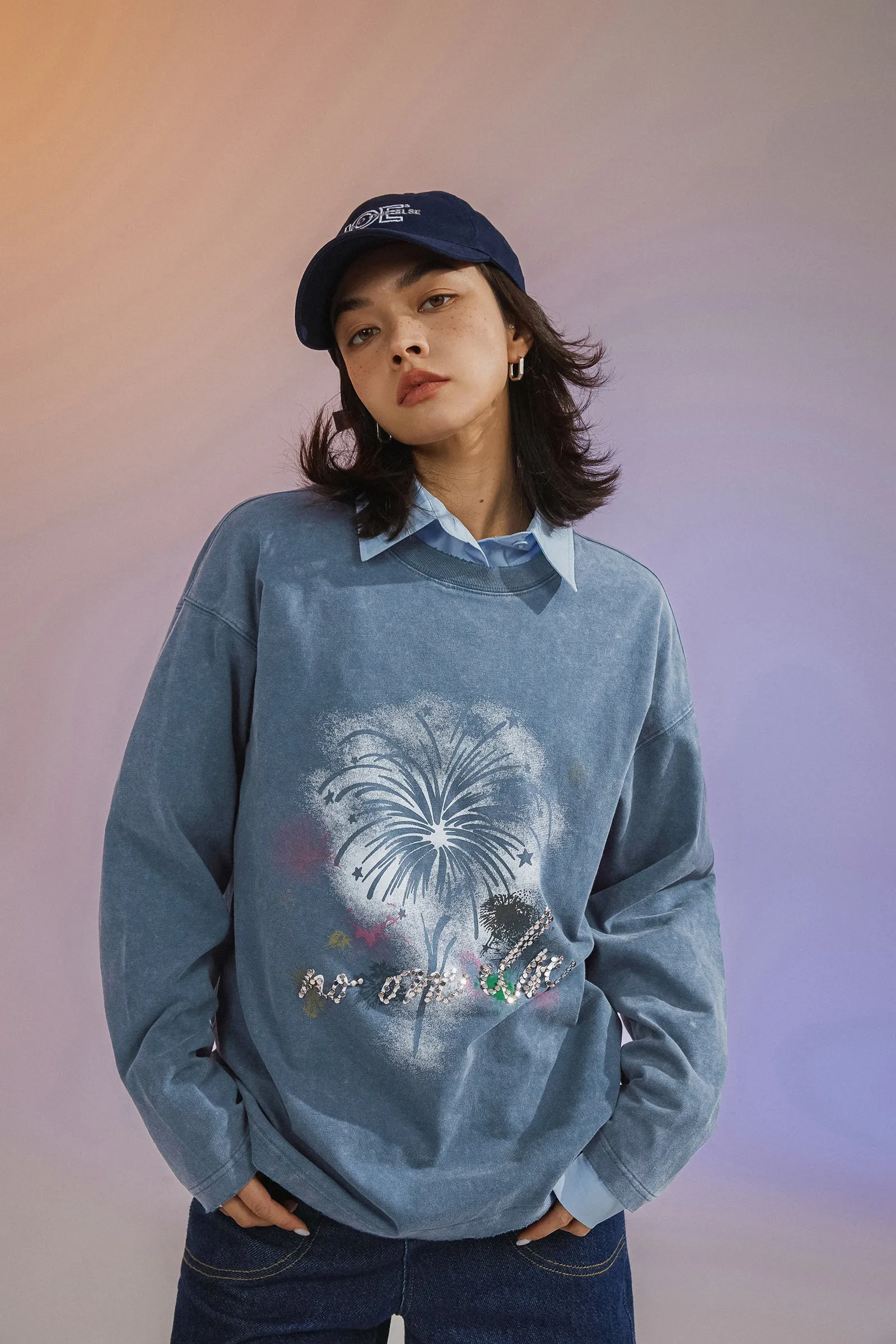 Fireworks Loose Fit Sweatshirt