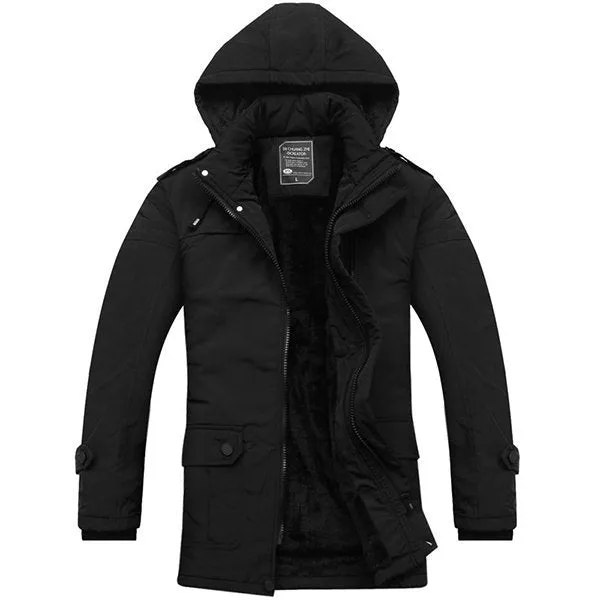 Fleece Warm Hooded Coat