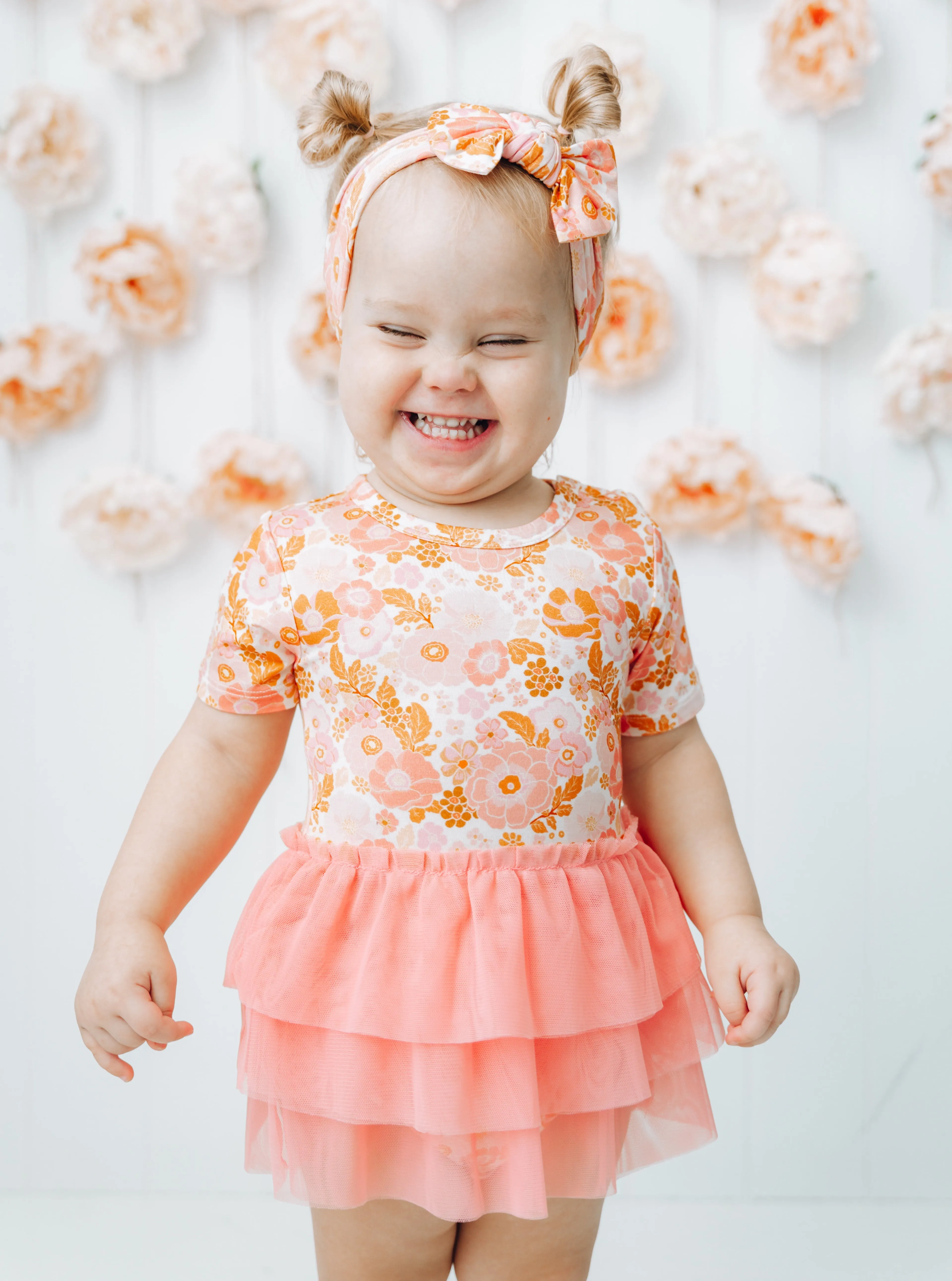 FLOWER CHILD DREAM TUTU BODYSUIT DRESS