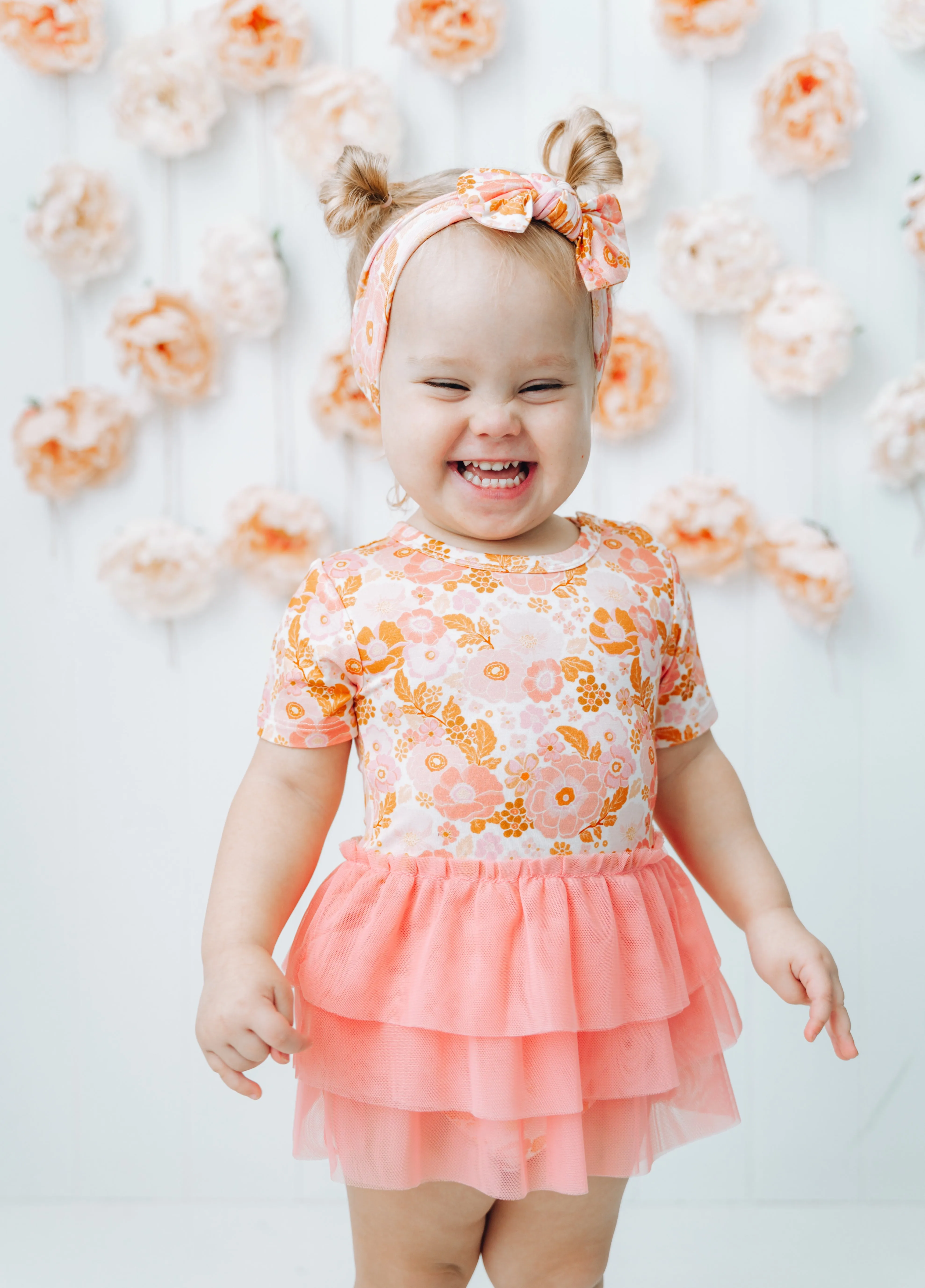 FLOWER CHILD DREAM TUTU BODYSUIT DRESS