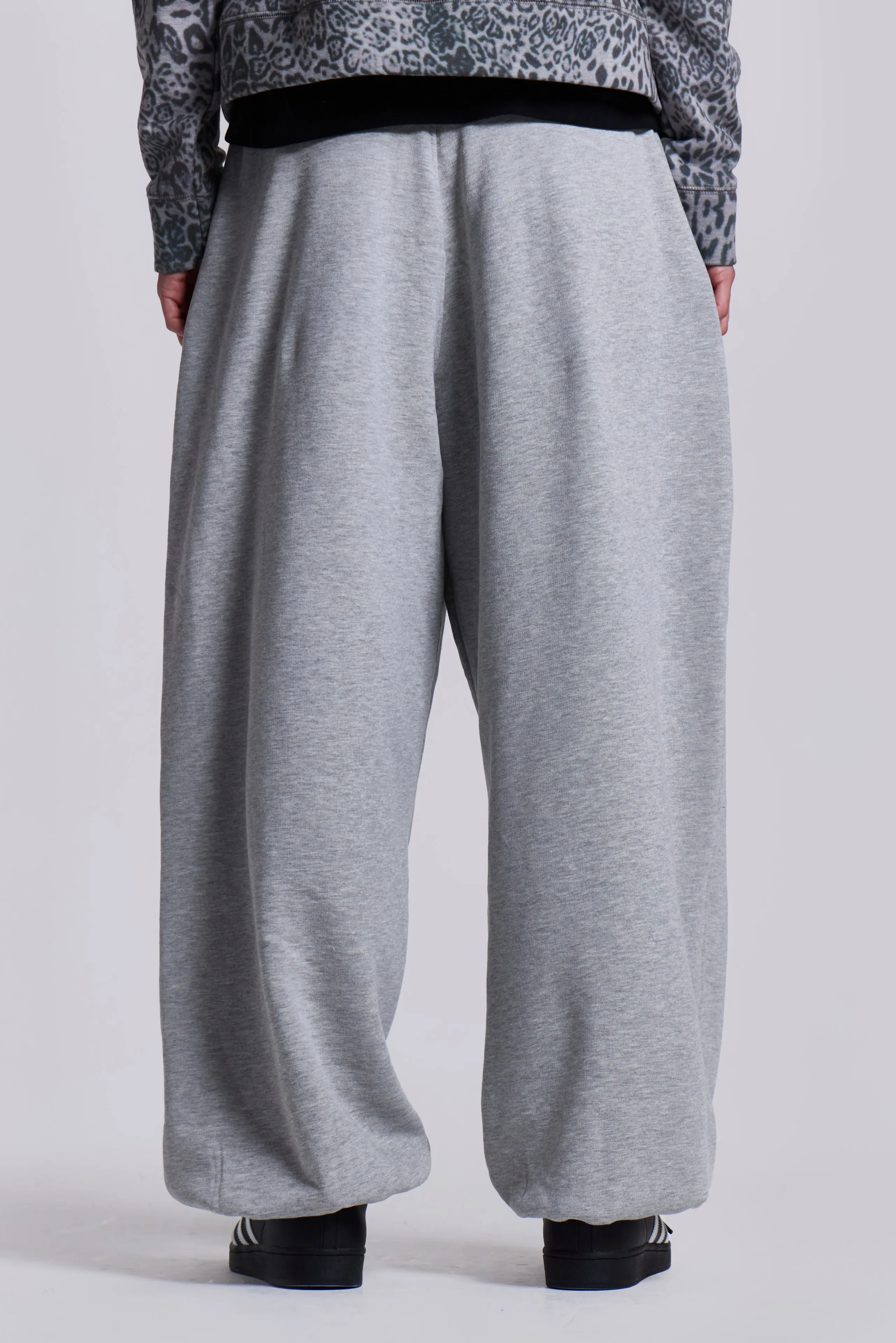 Grey Marl Cuffed Monster Joggers