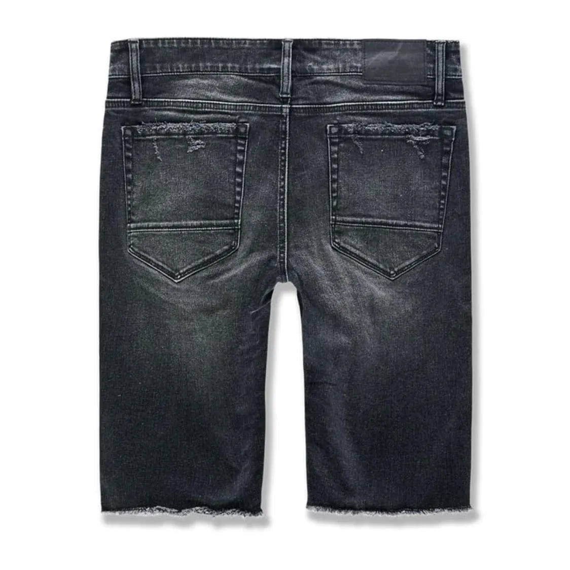 Jordan Craig Ripped Men's Jean Shorts Black Shadow