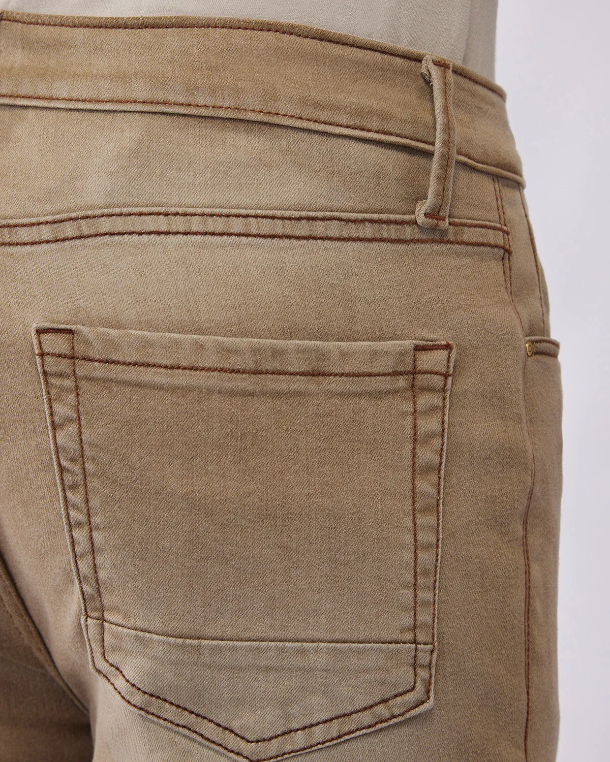 Khaki Cloud Wash Stretch Jeans