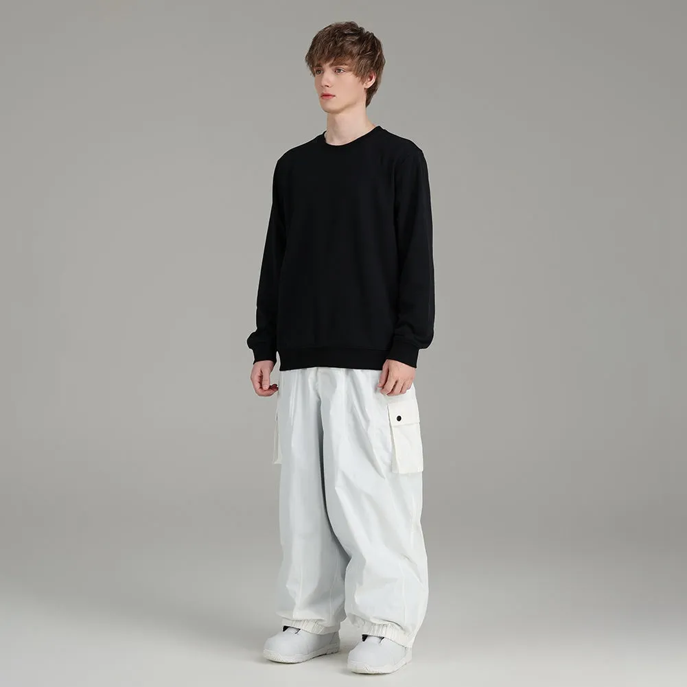 Men's Snowboard Baggy Pants Oversized Soft Shell Trousers