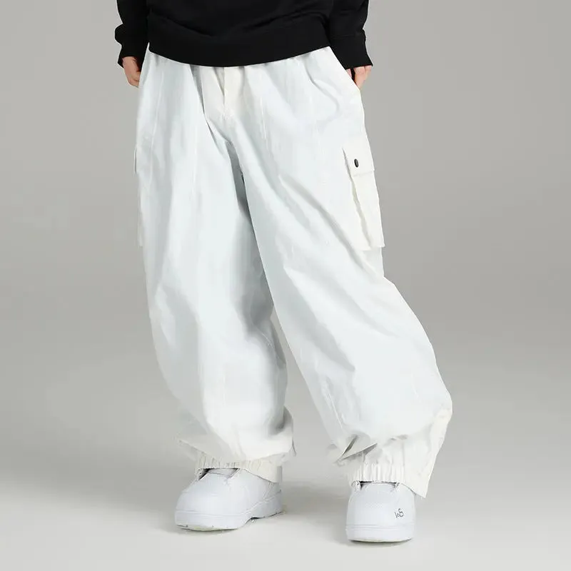 Men's Snowboard Baggy Pants Oversized Soft Shell Trousers