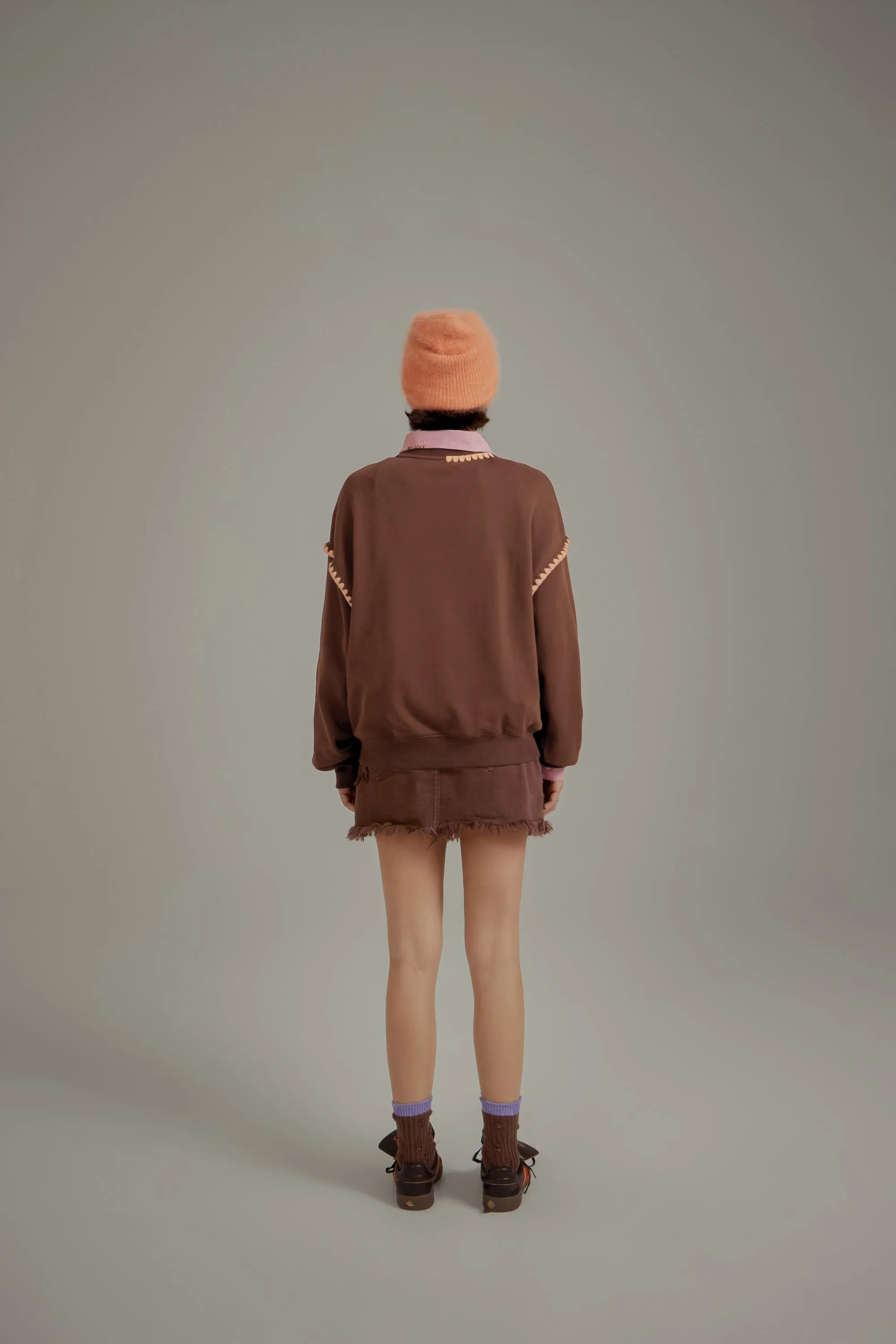 Mushroom Loose Fit Sweatshirt