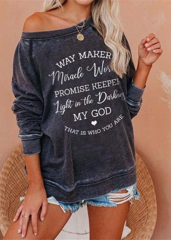 MY GOD, THAT IS WHO YOU ARE Graphic Hoodies Women Sweatshirt