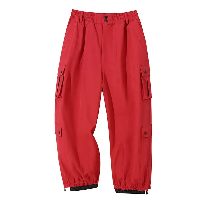 Oversized Snowboard Pants Couple Style Ski Wear