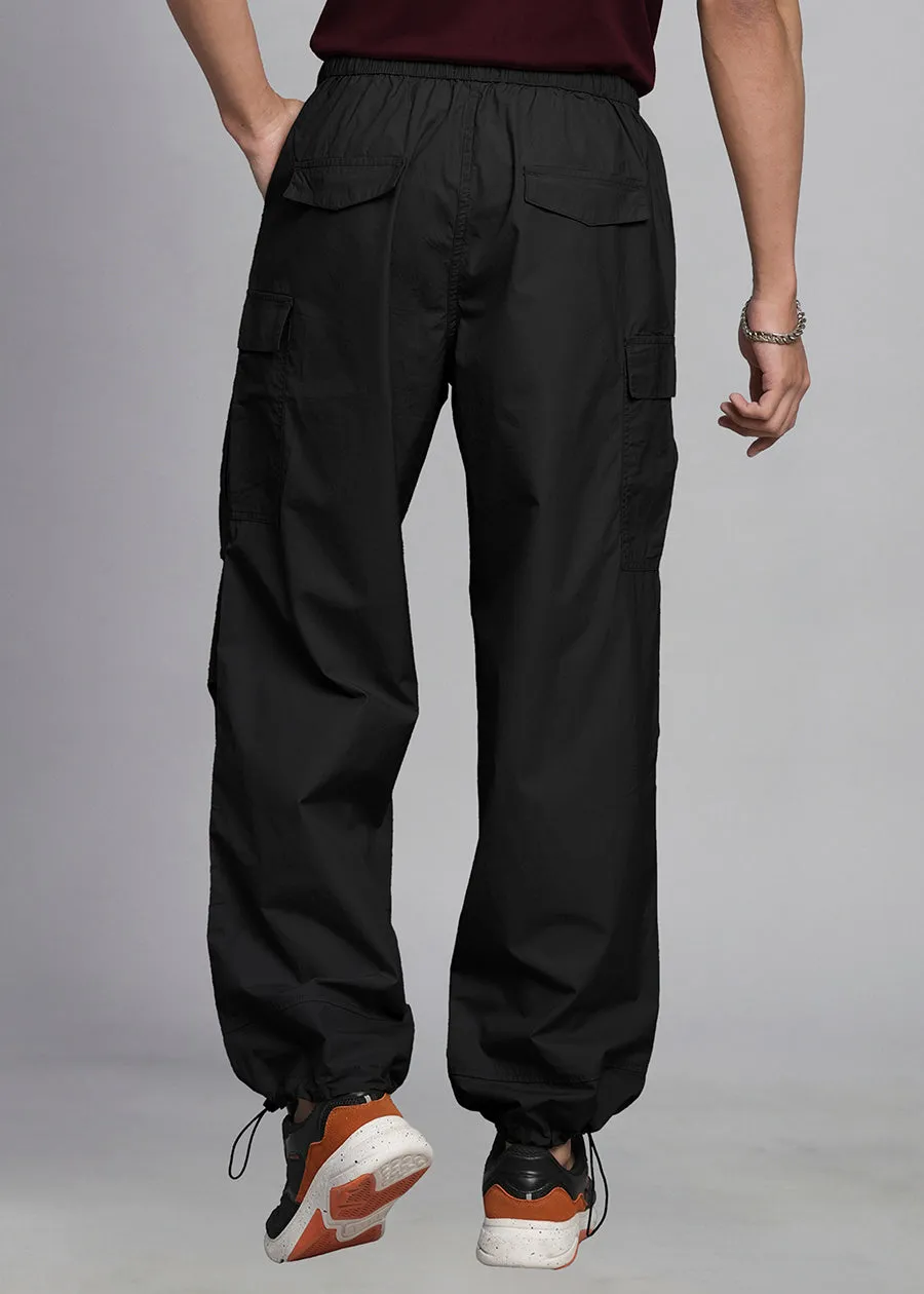 Parachute Pants For Men - Black