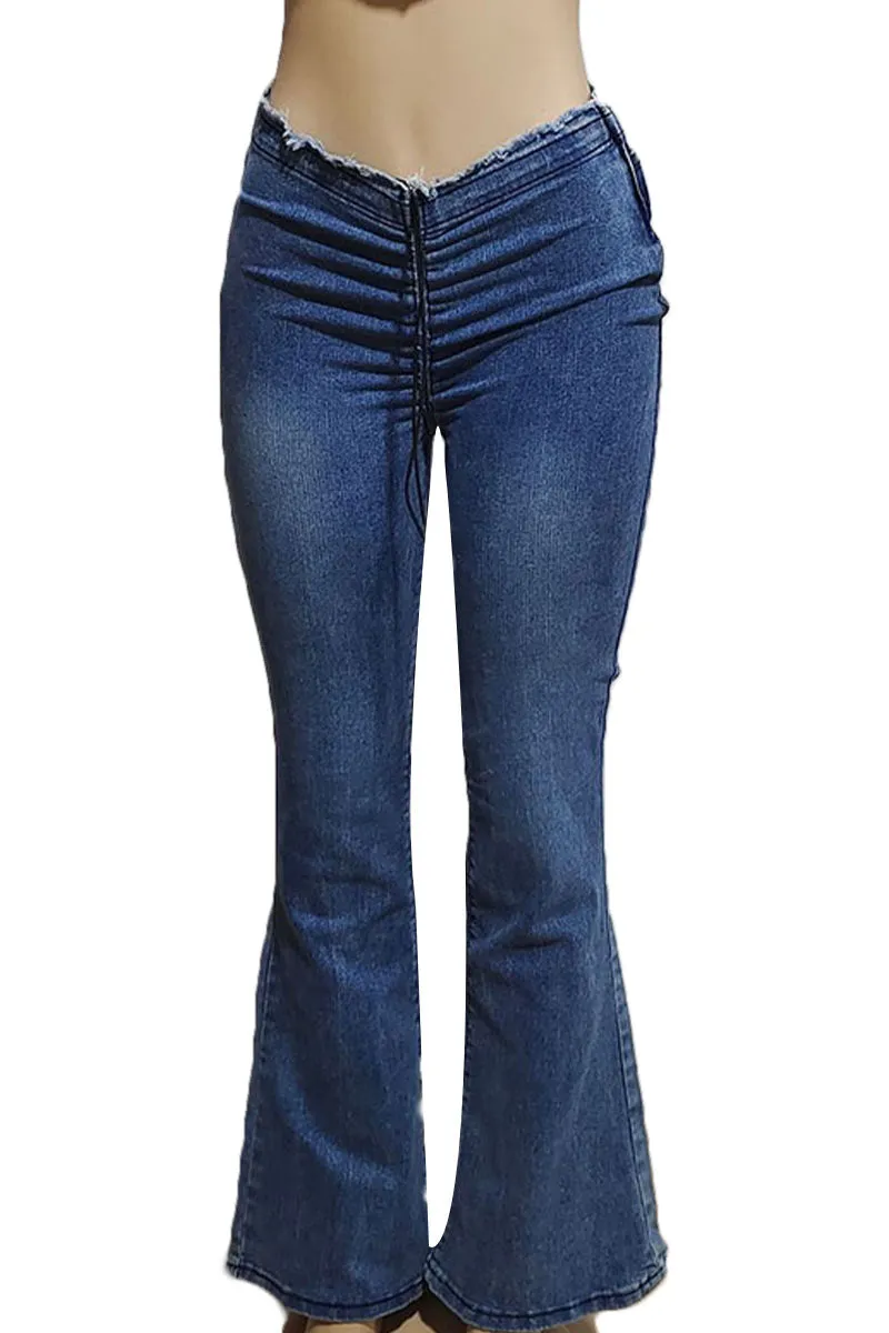 PH0582 Stretch Denim Bootcut Jeans