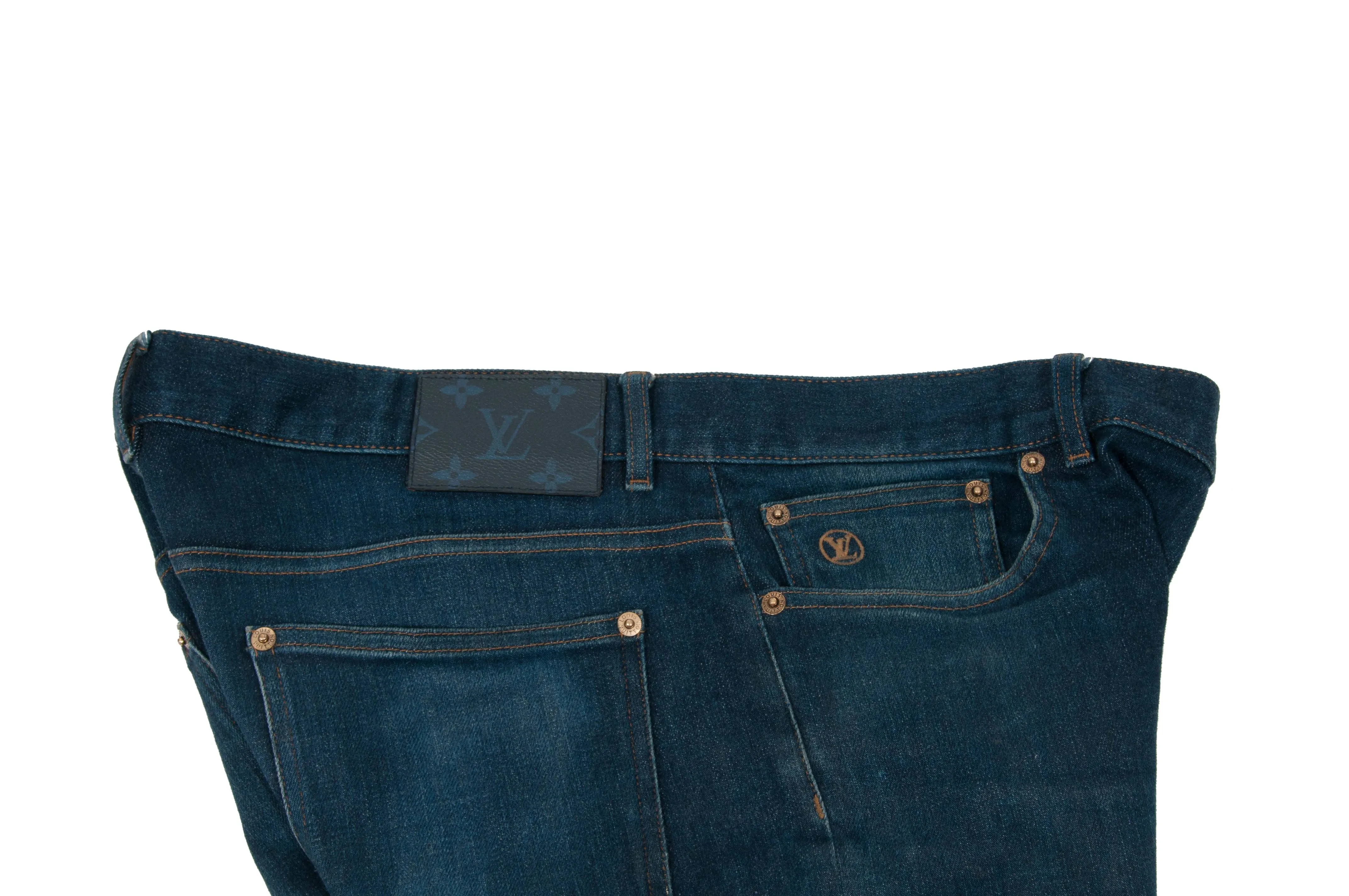 Slim Stretch Indigo Denim Jeans