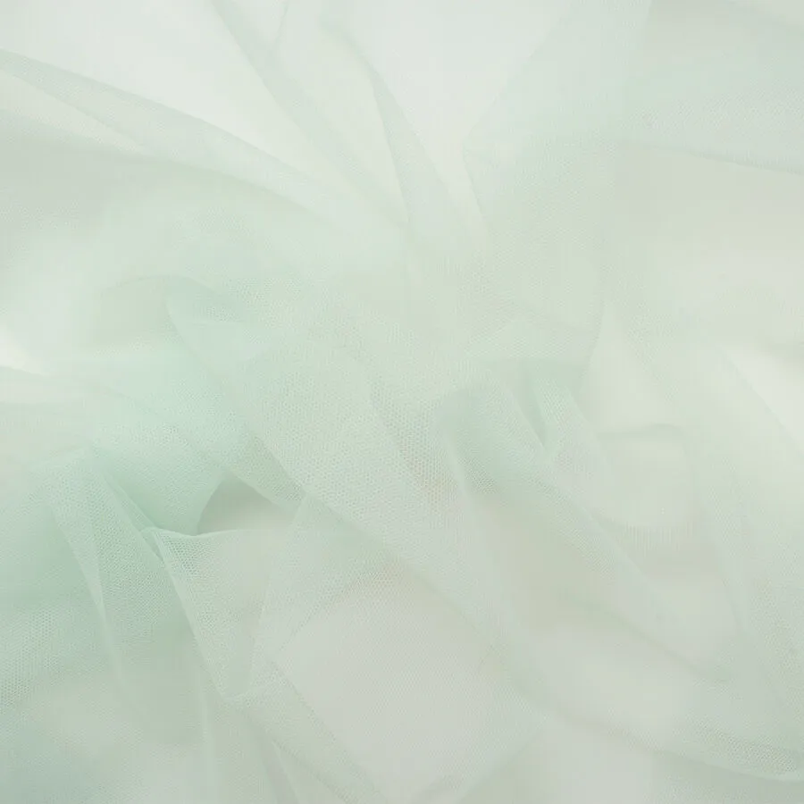 Soft Mint Green Polyamide Tulle