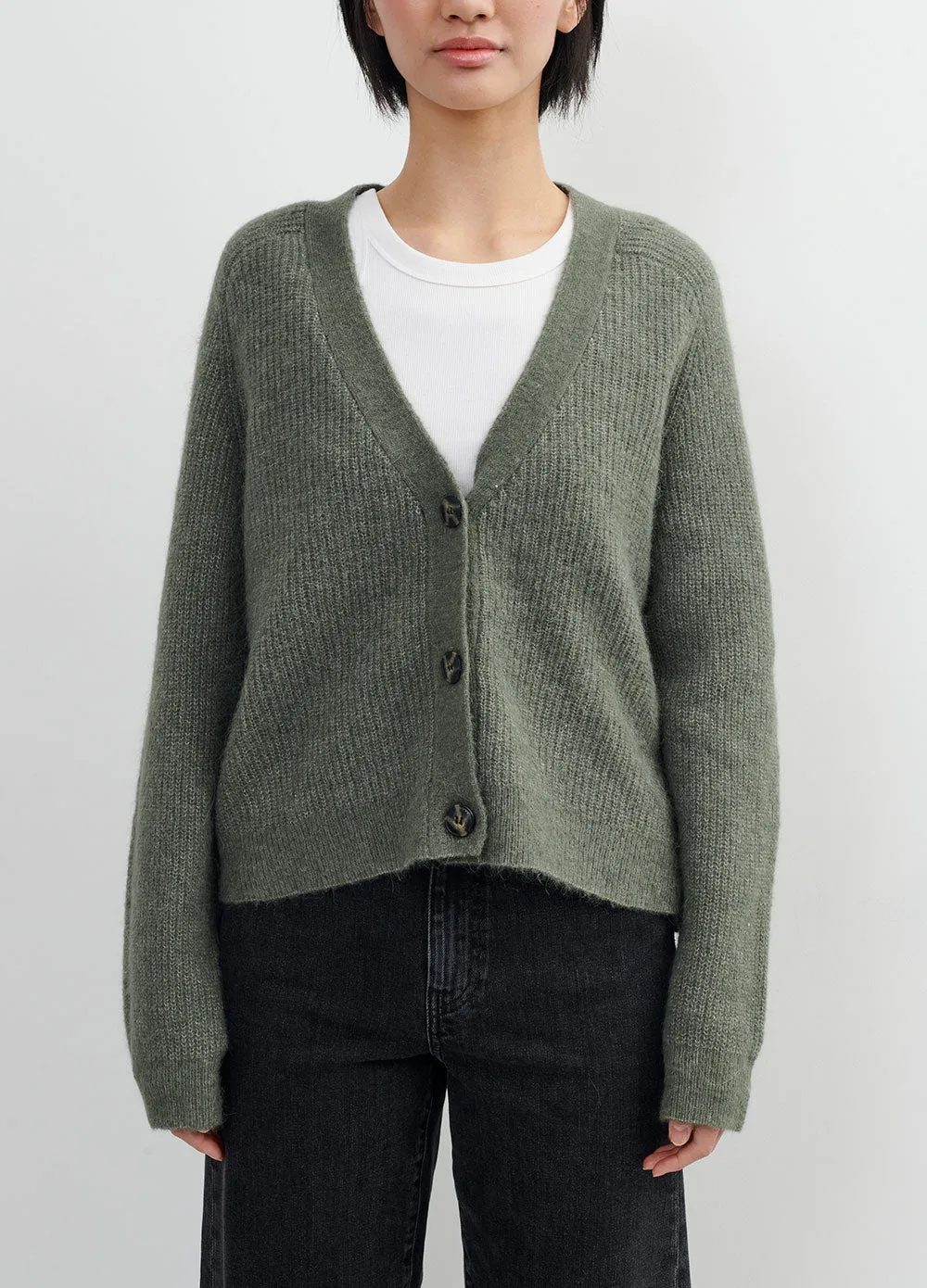 Soft Wool Knit Cardigan