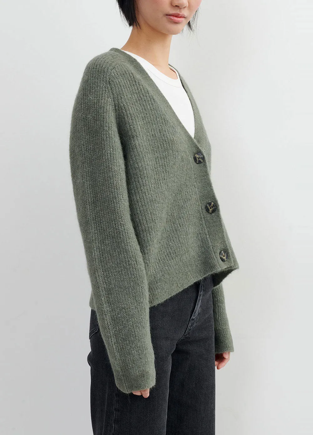 Soft Wool Knit Cardigan