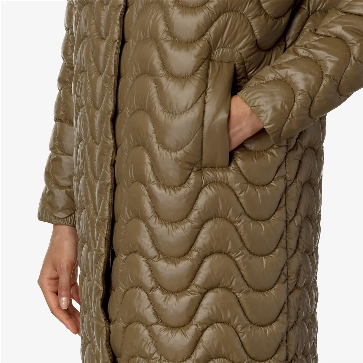 SONJA QUILTED WARM - Jackets - Long - WOMAN - BROWN CORDA