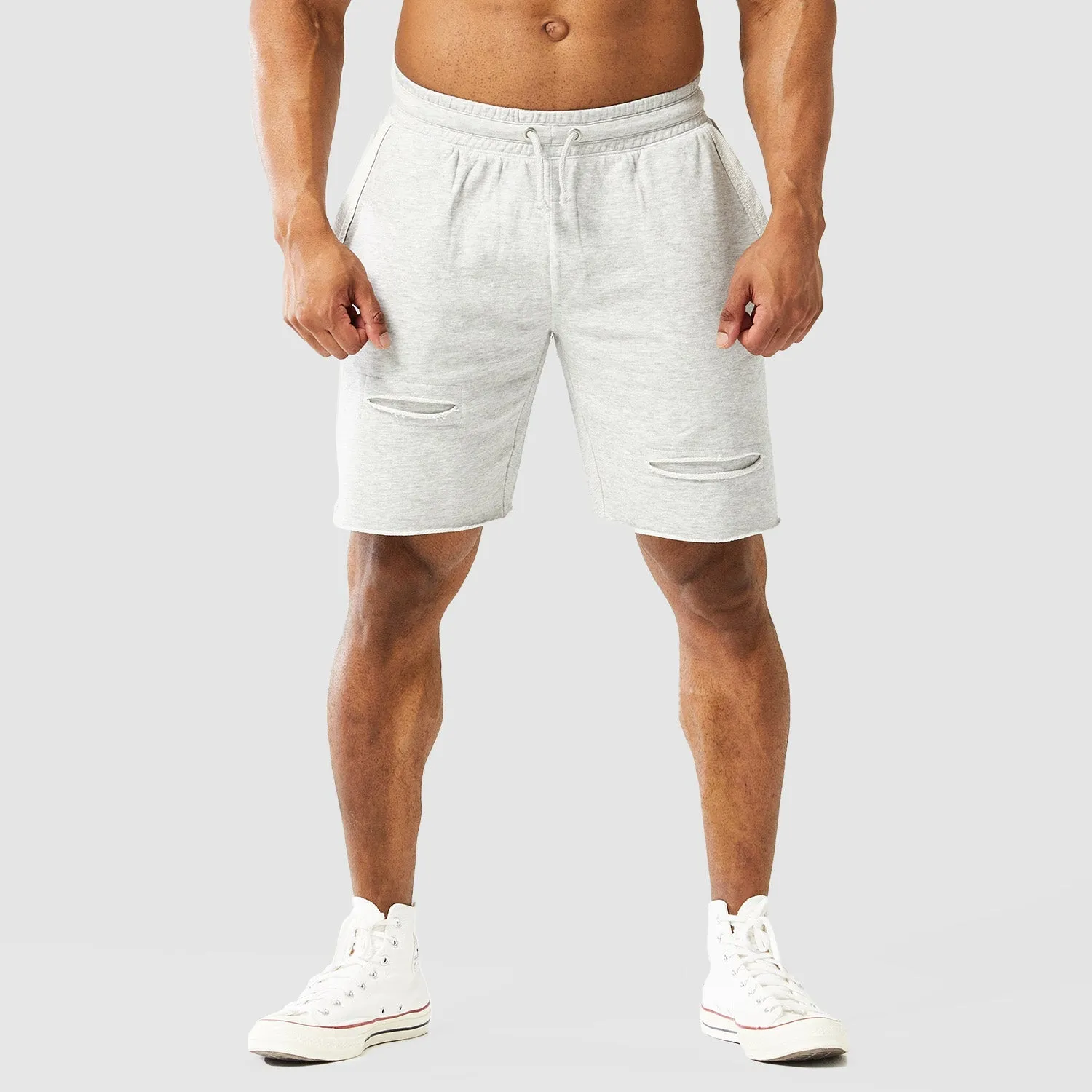 SQUATWOLF Men's Golden Era Ripped Shorts