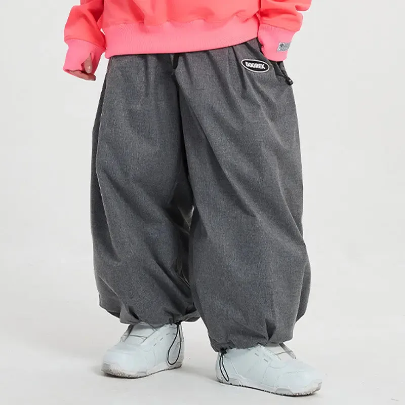 Super Baggy Snowboarding Pants Oversized Skiing Trousers