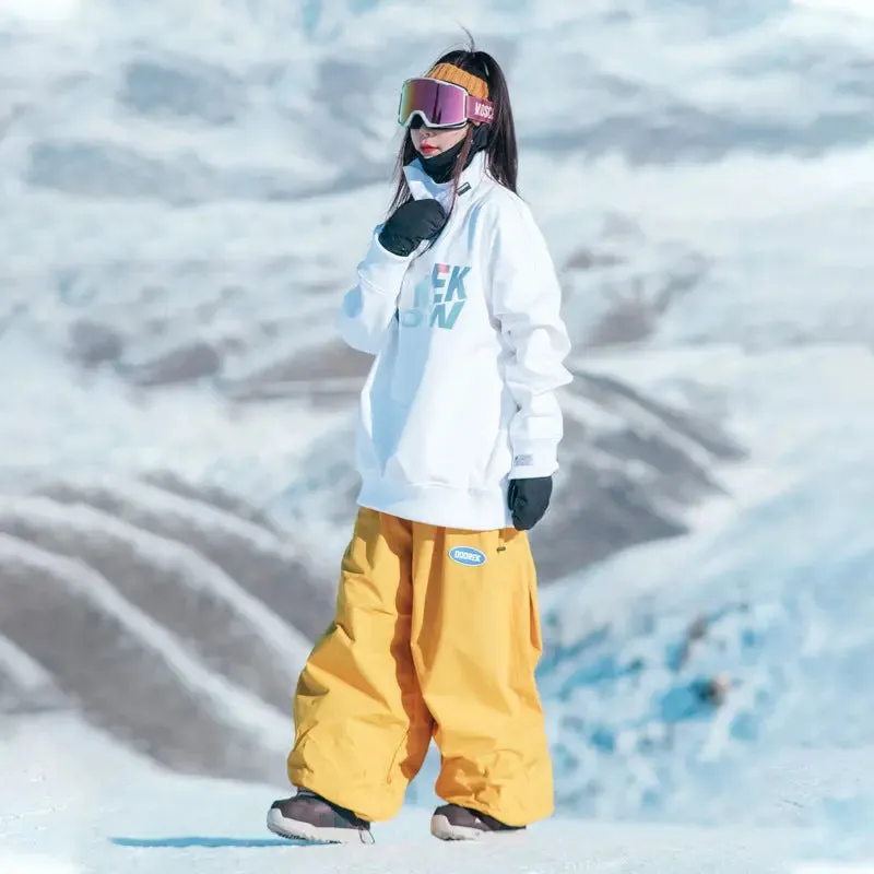 Super Baggy Snowboarding Pants Oversized Skiing Trousers