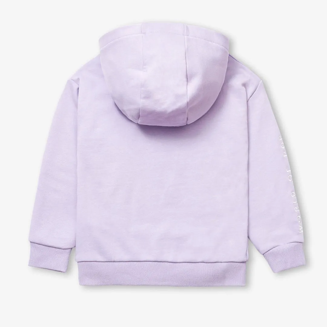 Sweatshirt badge "Planet" for children in organic cotton