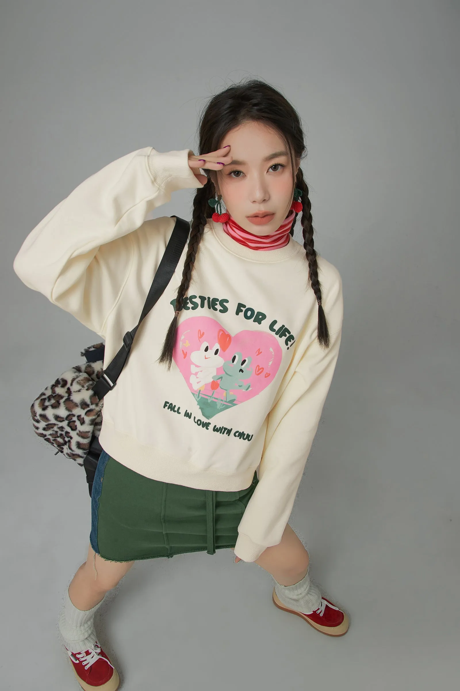 Tennis Frog Loose Fit Sweatshirt