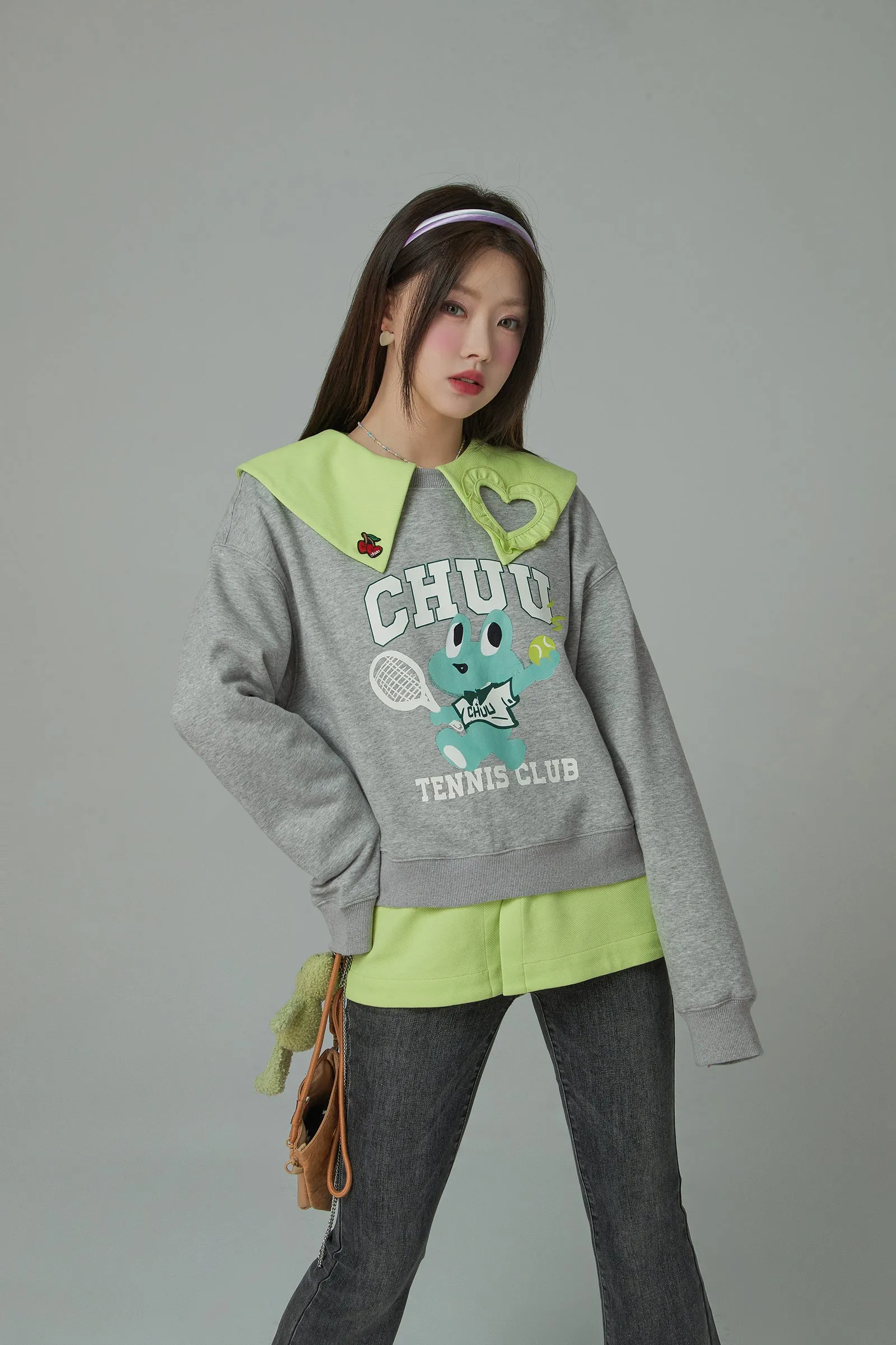 Tennis Frog Loose Fit Sweatshirt