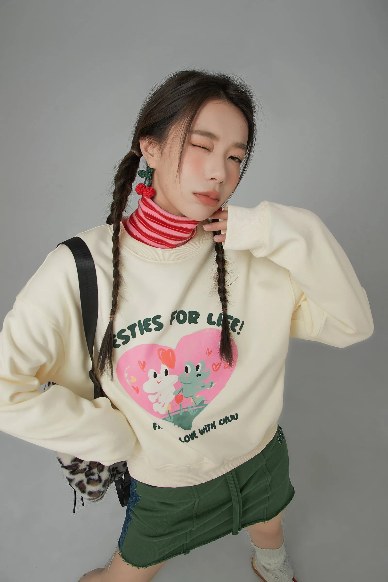 Tennis Frog Loose Fit Sweatshirt