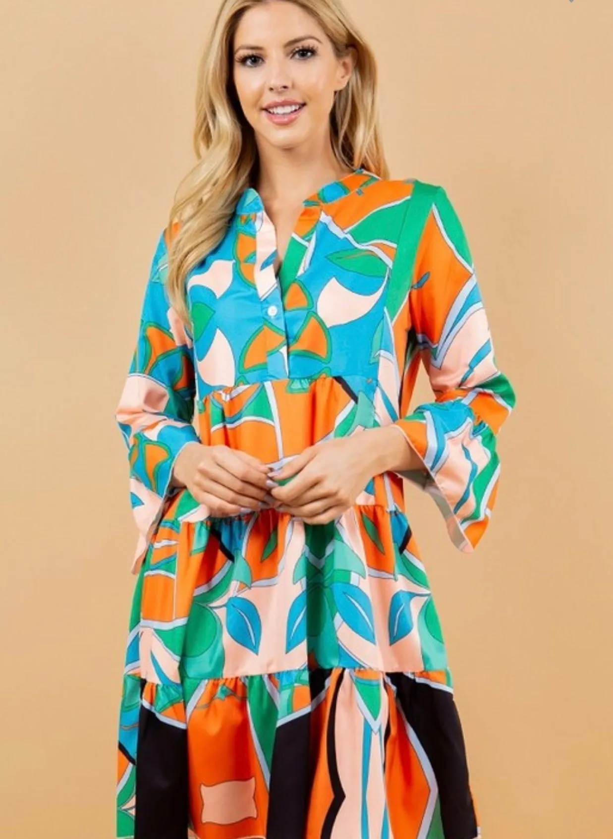 Totally Tropical Flowy Dress