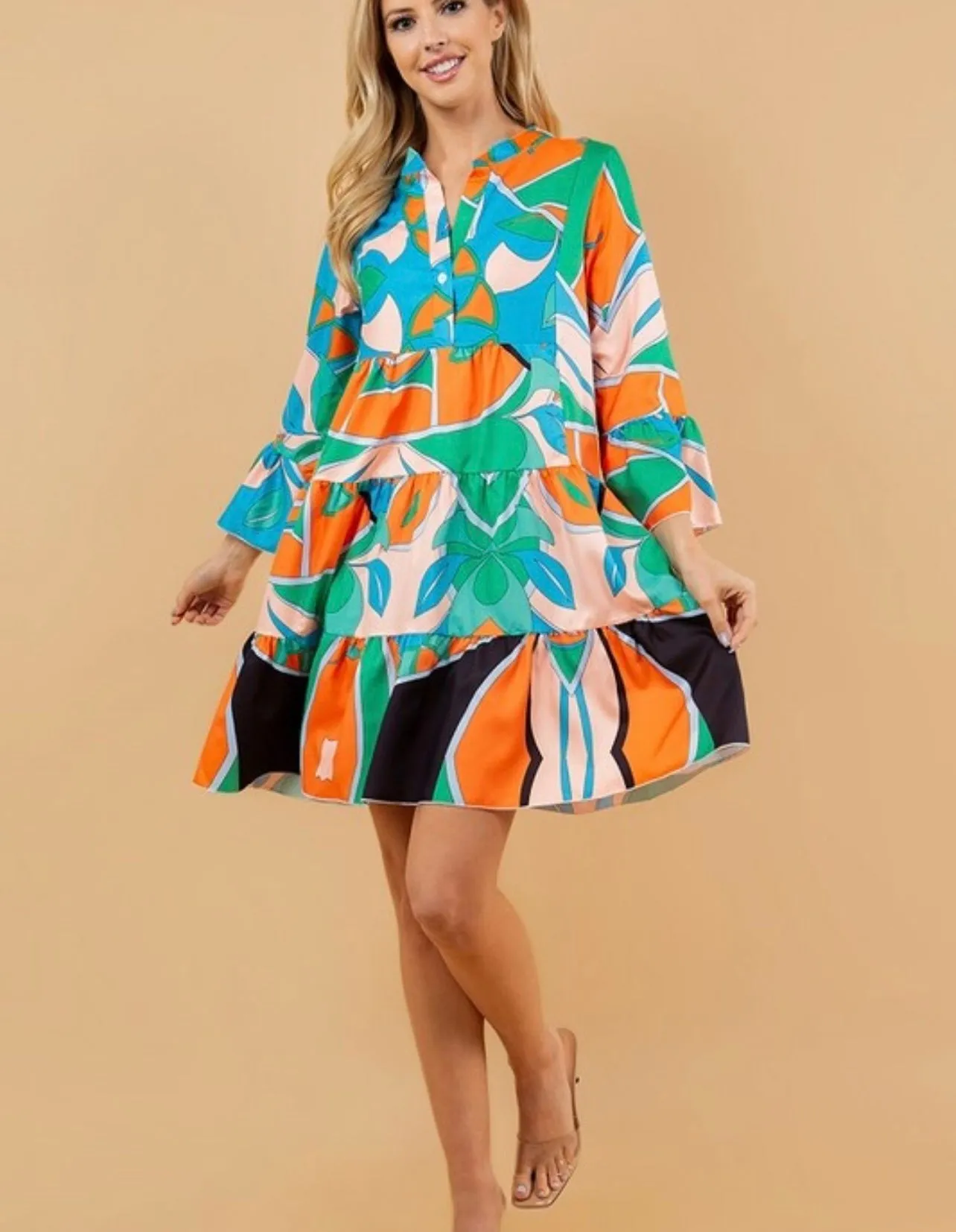 Totally Tropical Flowy Dress