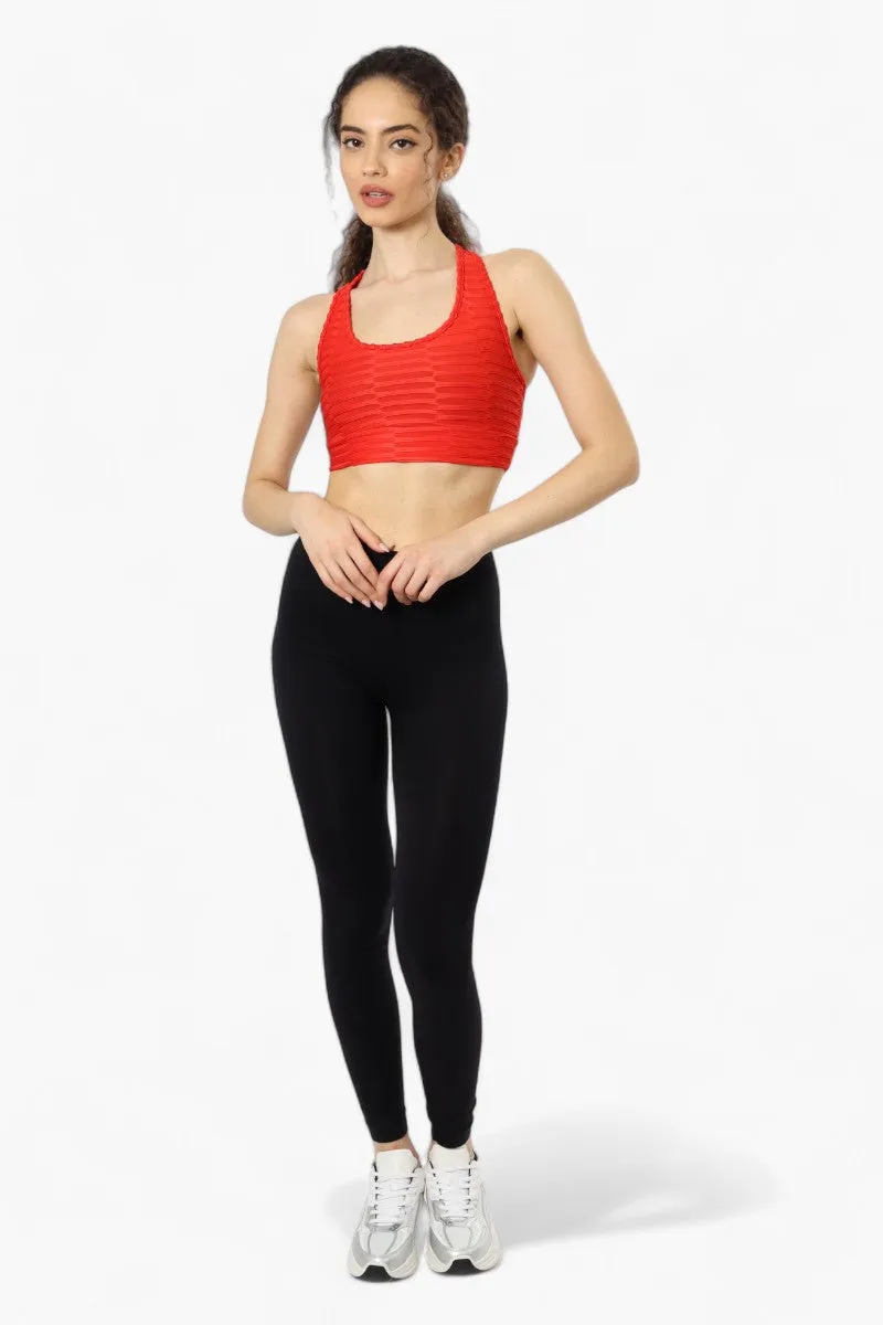 Toxika Basic Waffle Tank Top - Red