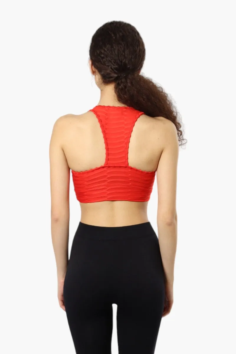 Toxika Basic Waffle Tank Top - Red