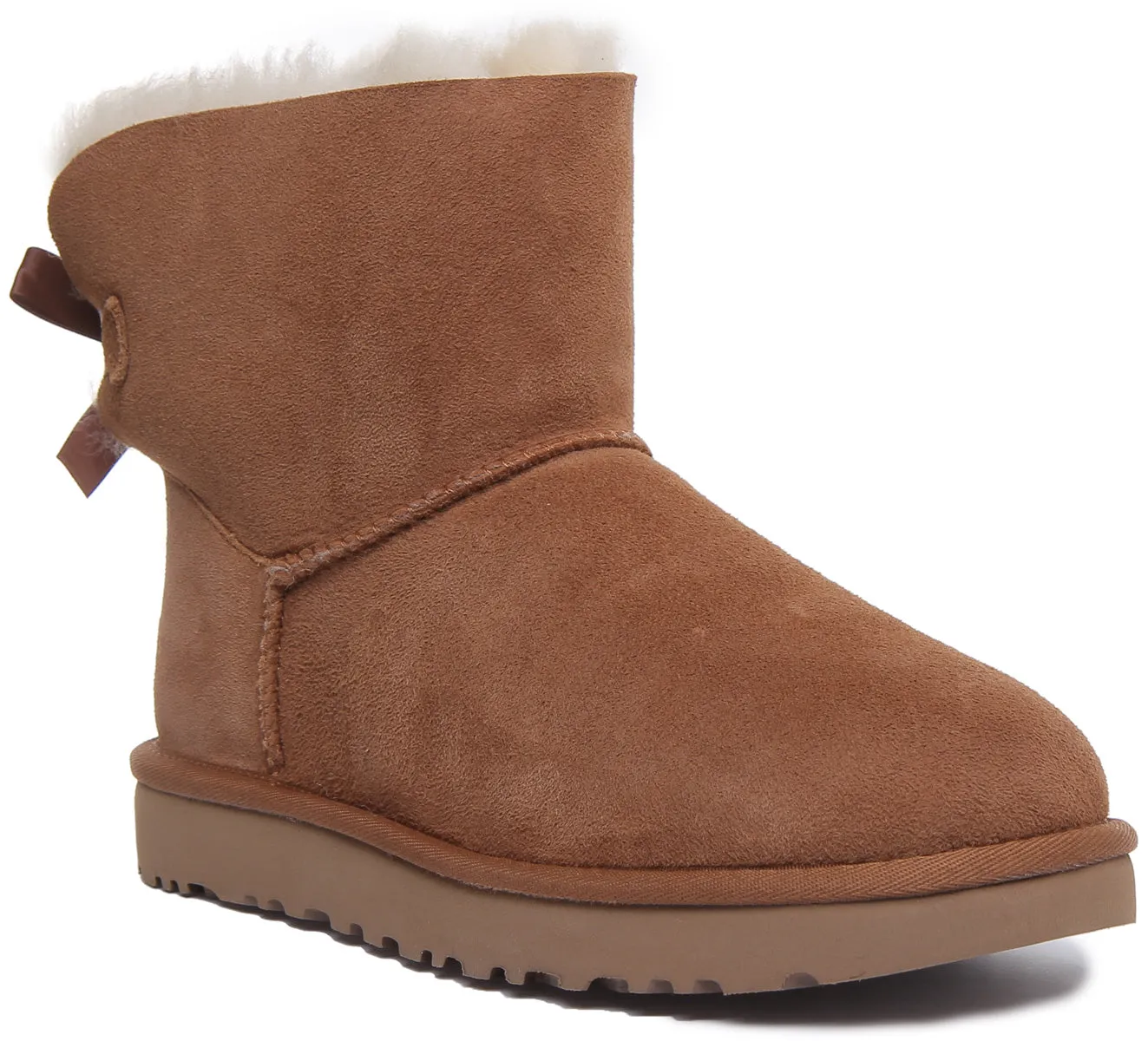 Ugg Australia Mini Bailey Bow 2 In Chestnut