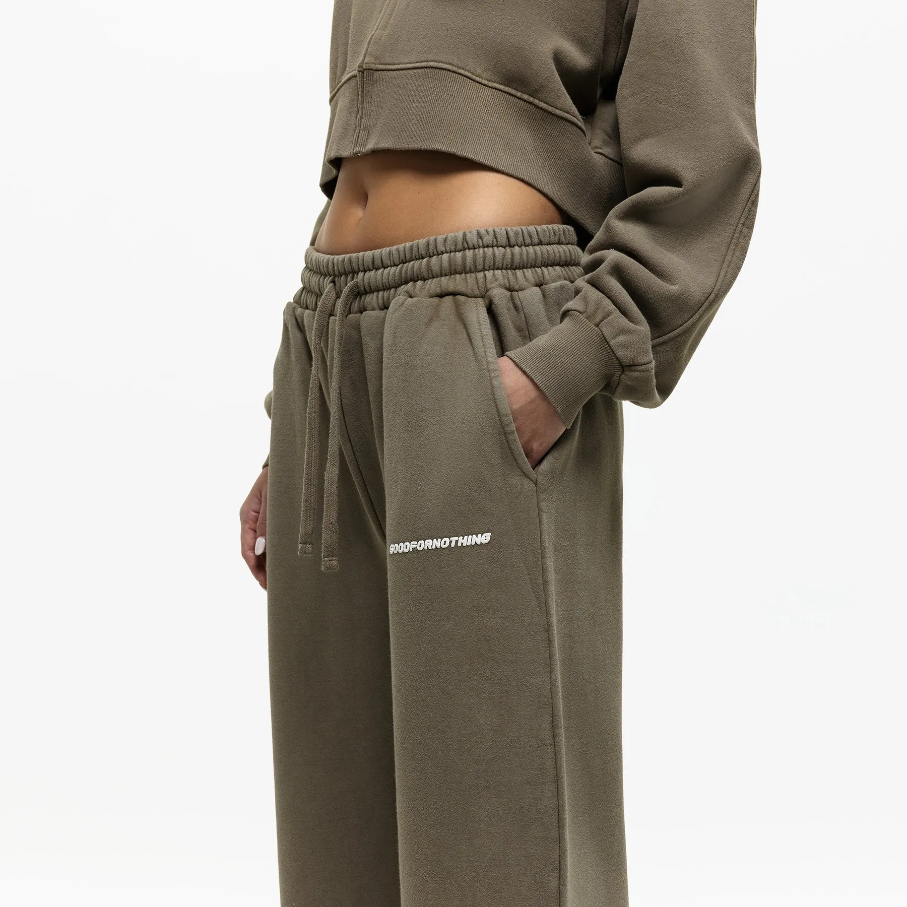 Vintage Washed Olive Sweatpant (Final Sale)