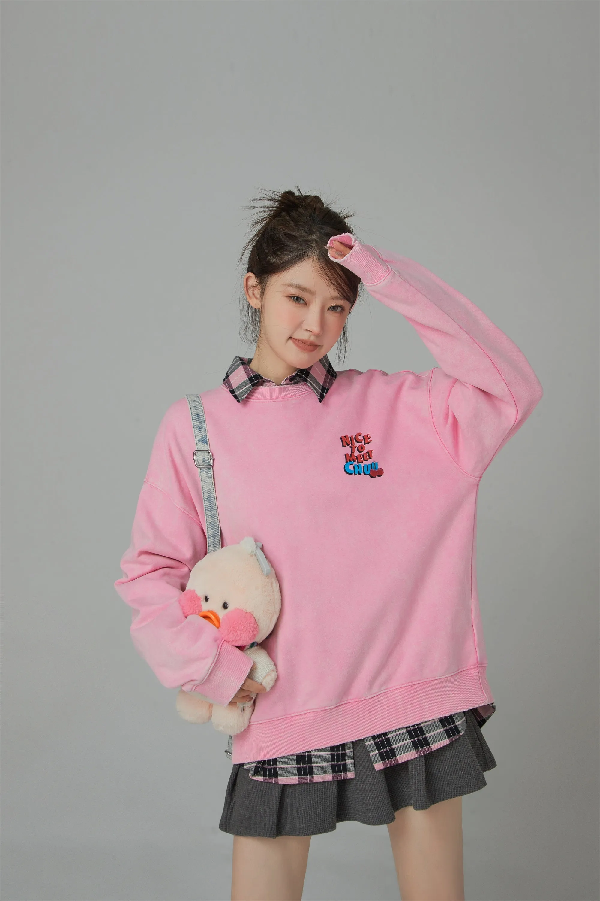 We Have Met Before Chuu Loose Fit Sweatshirt