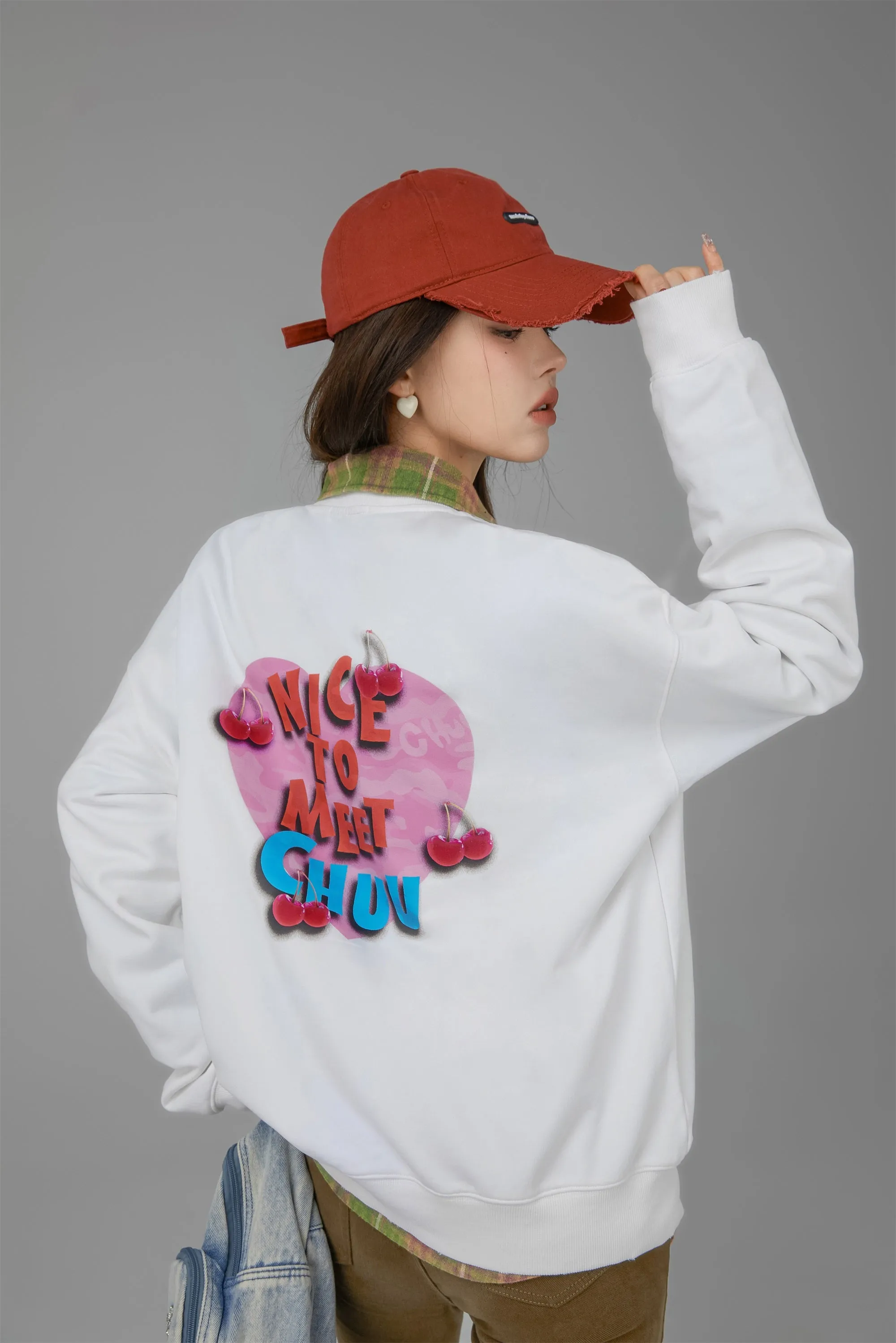 We Have Met Before Chuu Loose Fit Sweatshirt