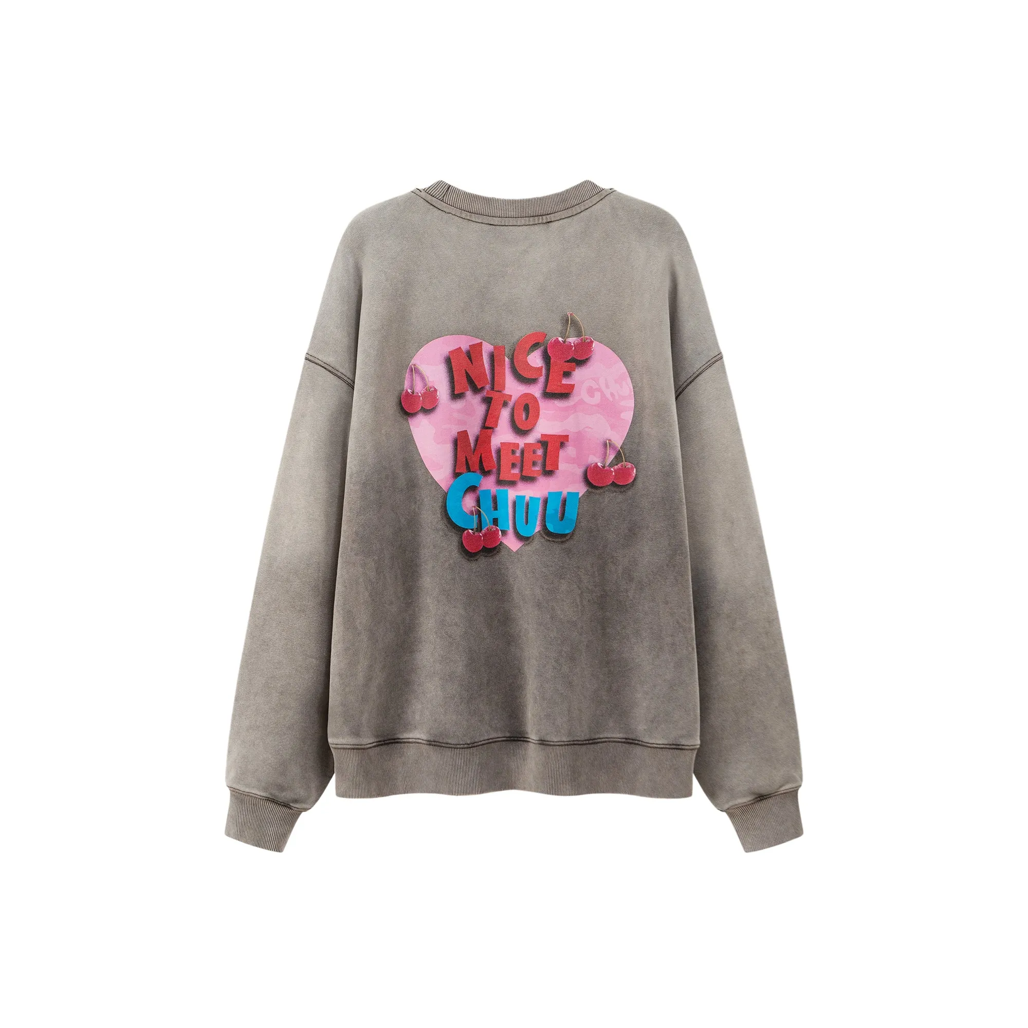 We Have Met Before Chuu Loose Fit Sweatshirt