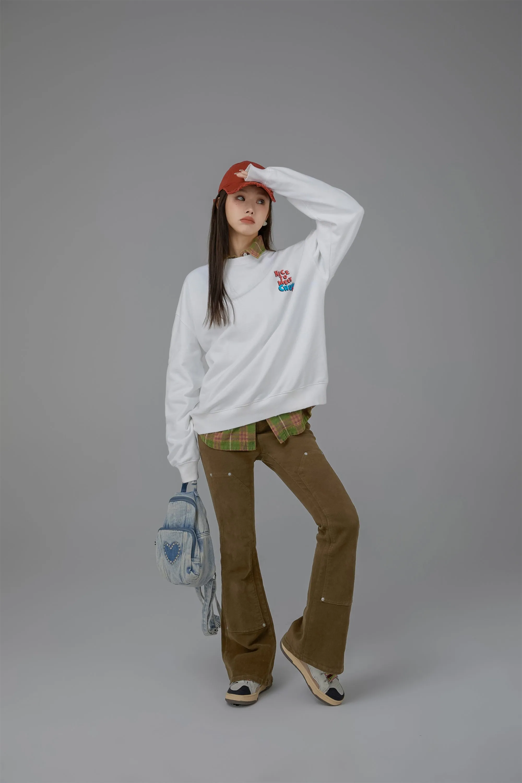 We Have Met Before Chuu Loose Fit Sweatshirt