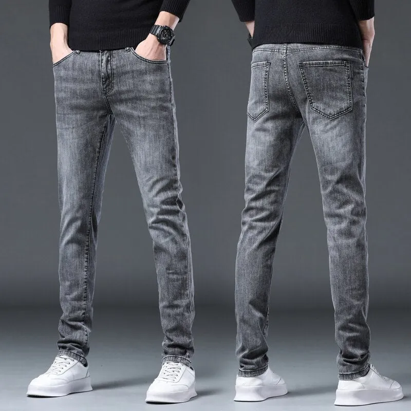 West Louis™ Skinny Stretch Fashion Designer Jeans