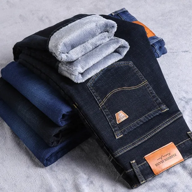 West Louis™ Winter Fleece Warm Classic Jeans