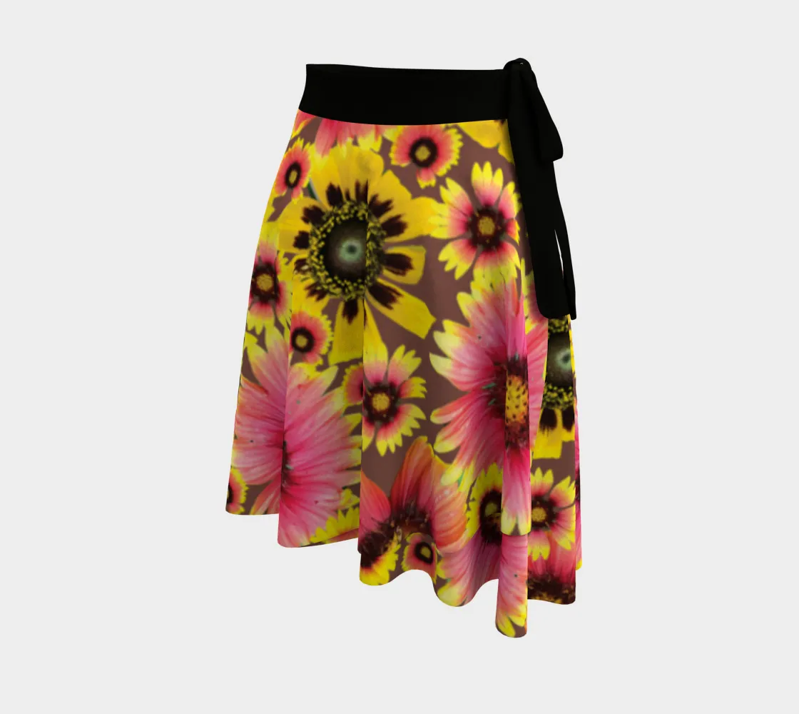 Wild Daisy Wrap Skirt