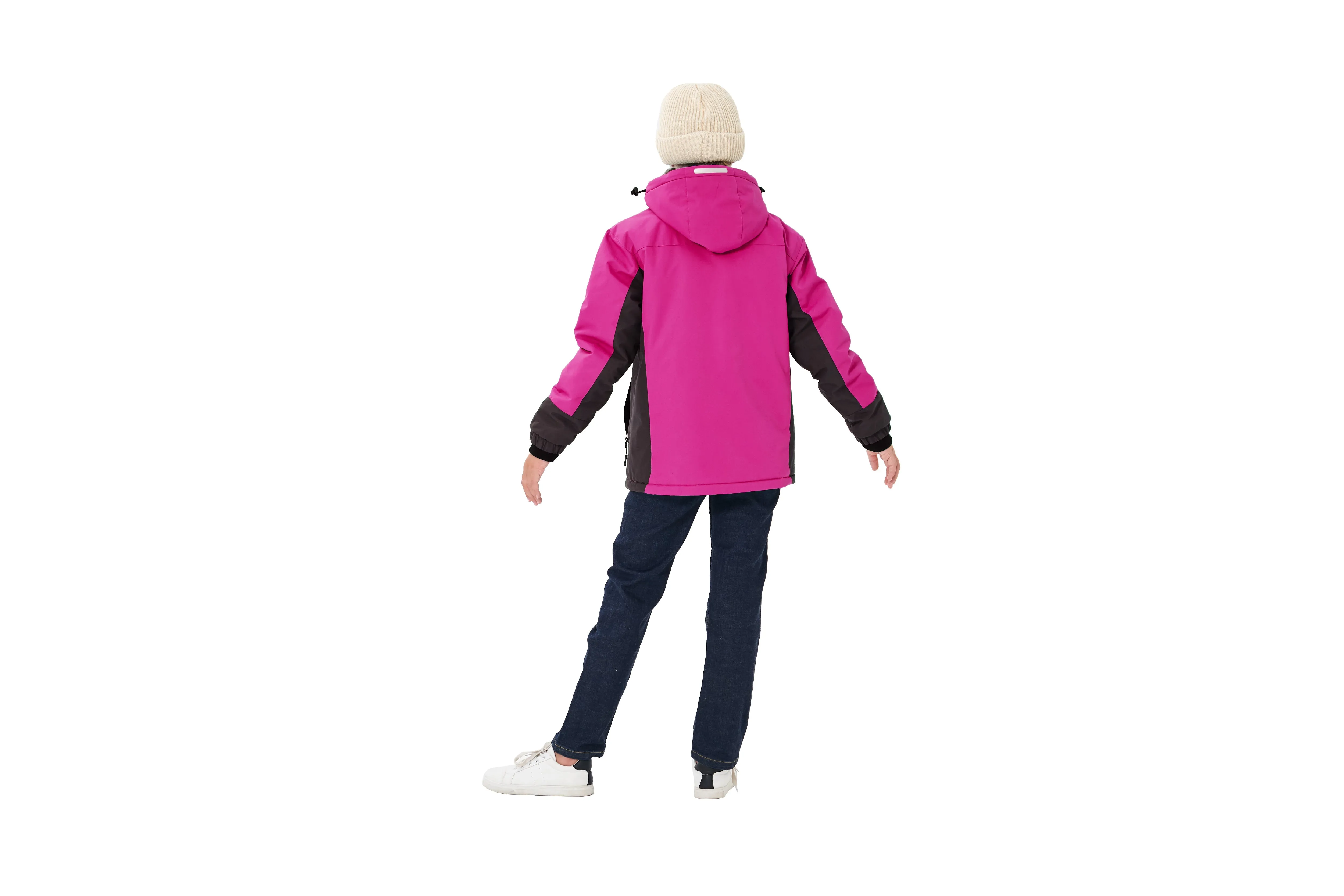 Winter girls ski warm wool jacket